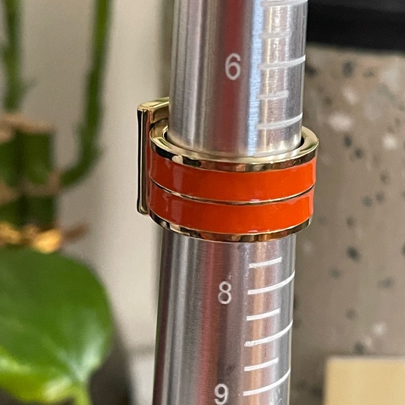 Michael Kors Women’s bracelet & ring set in orange and gold - Picture 7 of 8